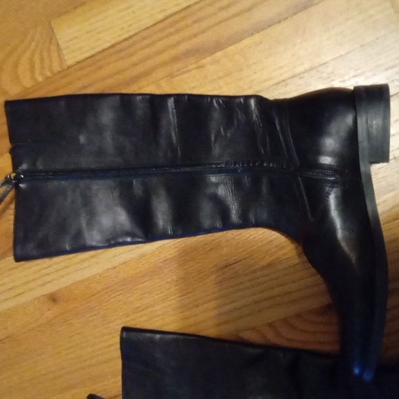 Black Ralph Lauren Riding Boots - Picture 4 of 8
